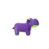 MIGHTY JR Safari Hippo Purple Dog Toy image thumbnail 1