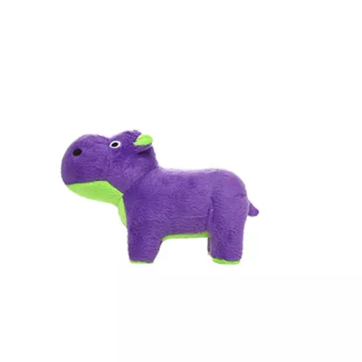 Product MIGHTY JR Safari Hippo Purple Dog Toy