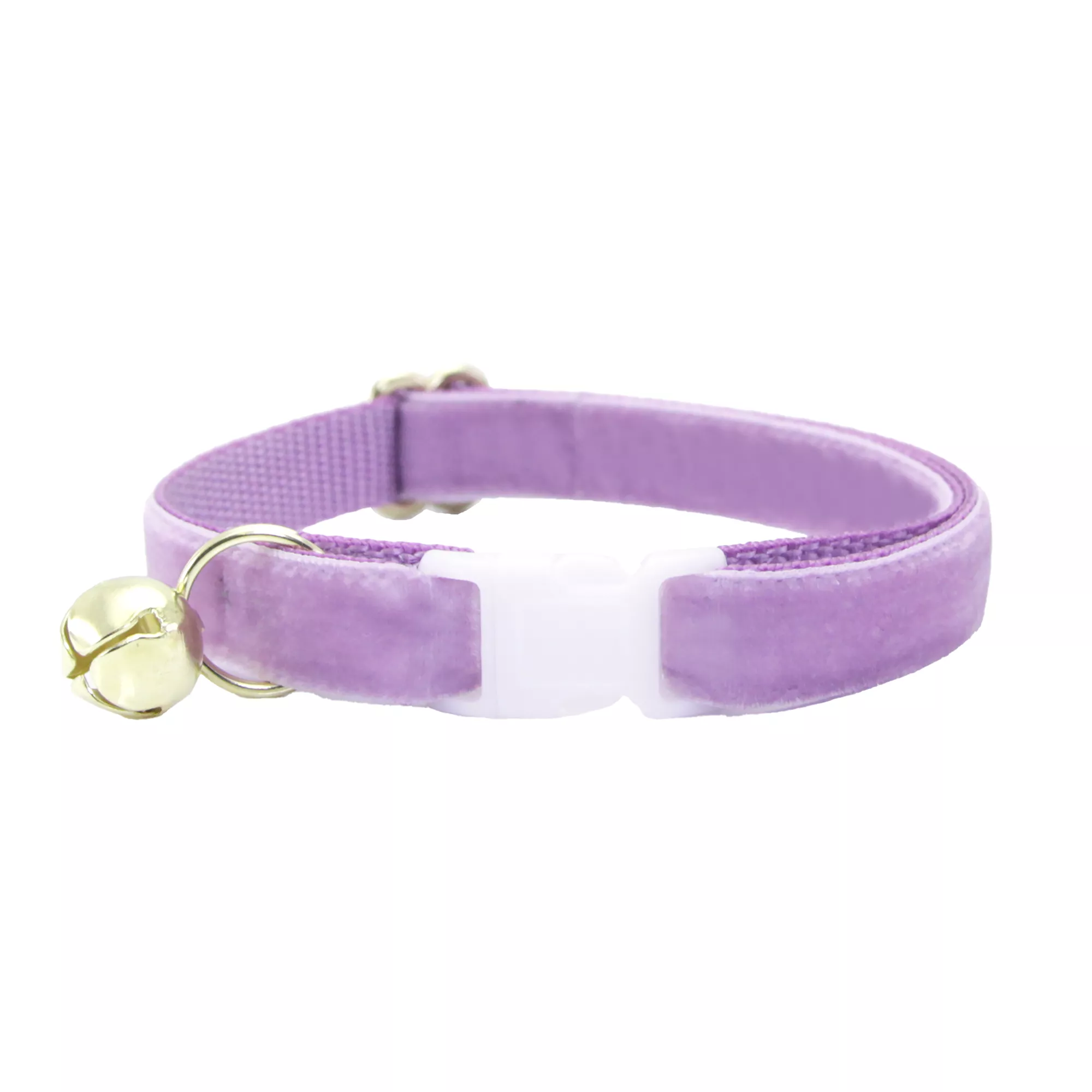 Made By Cleo® Velvet Lavender Cat Collar