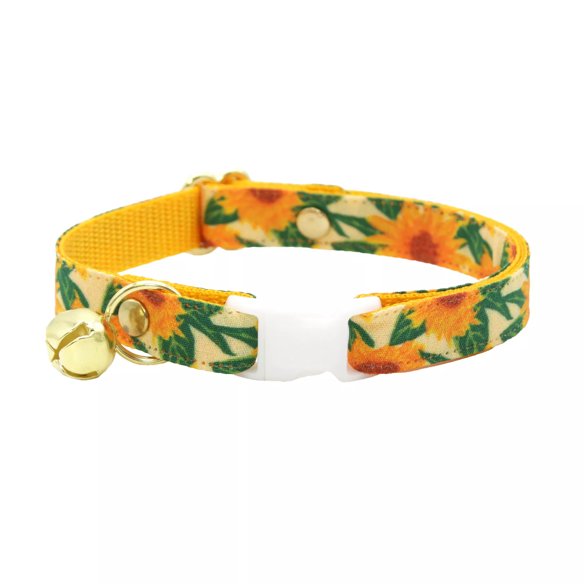 Made By Cleo® Sunflowers Cat Collar