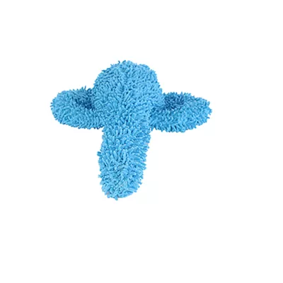 Product MIGHTY Microfiber Ball Med Stingray Blue Dog Toy