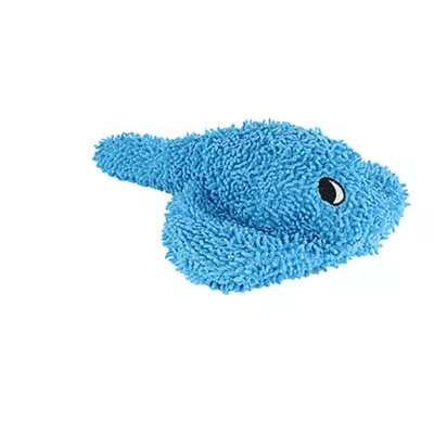 Product MIGHTY Microfiber Ball Med Stingray Blue Dog Toy