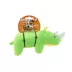 MIGHTY JR Safari Rhinoceros Green Dog Toy image thumbnail 5