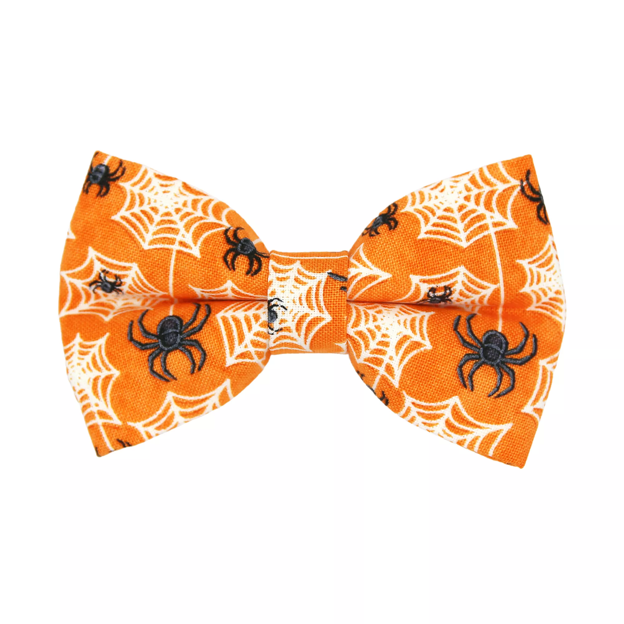 Made By Cleo® Spooky Spiderwebs Cat Bow Tie