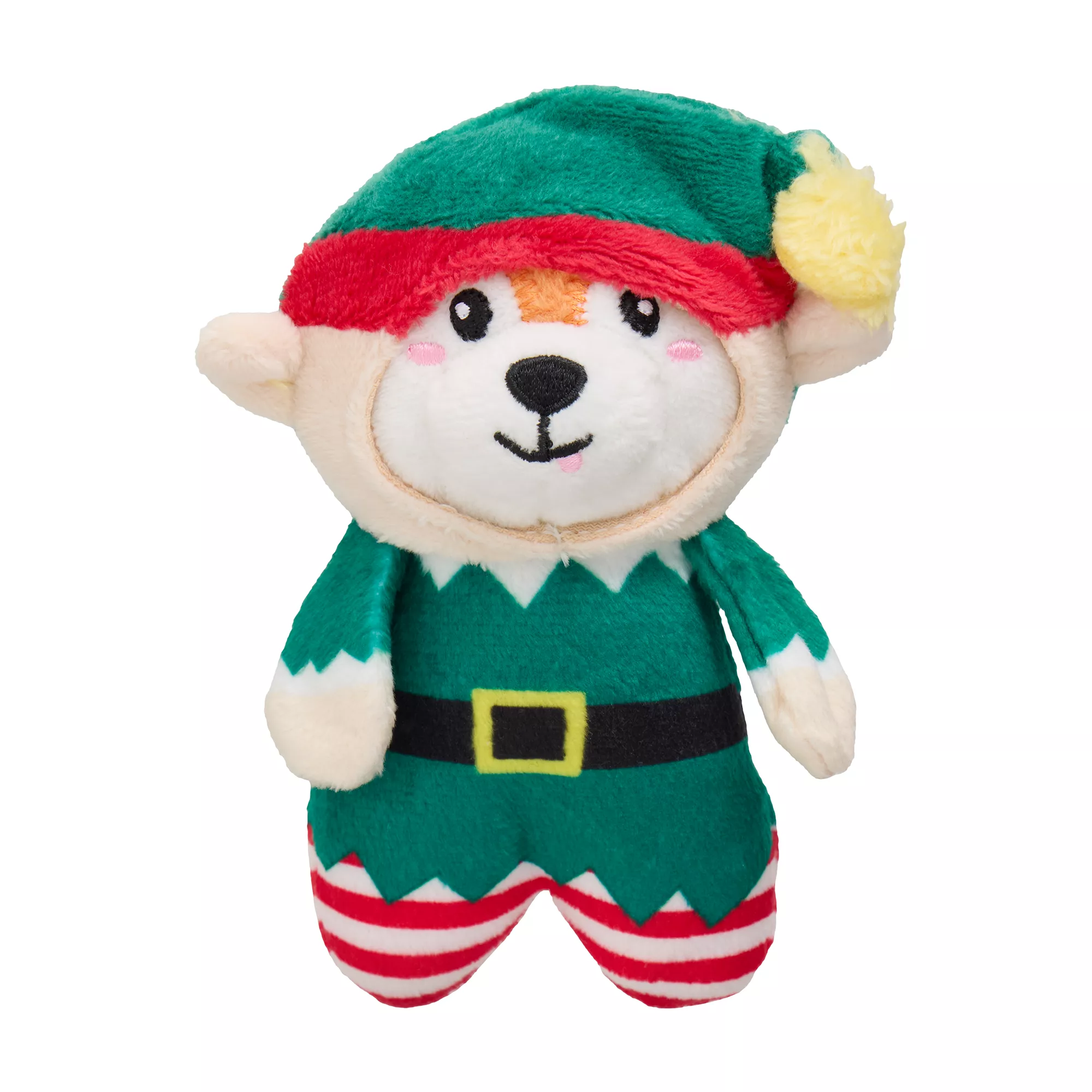 Merry & Bright Elf/Fox Costume Critter Dog Toy