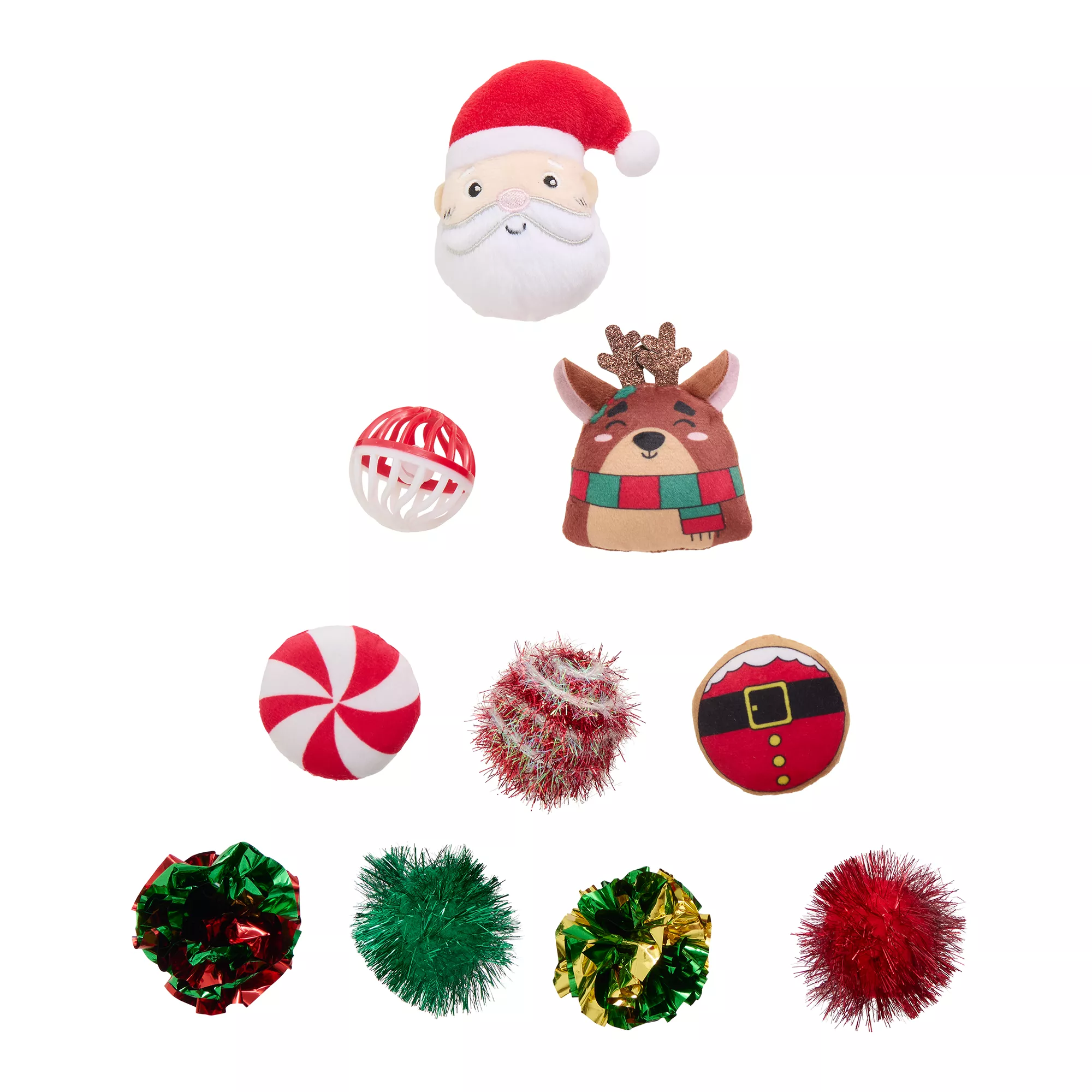 Merry & Bright&trade; Having a Ball Cat Toy Set - 10 Count
