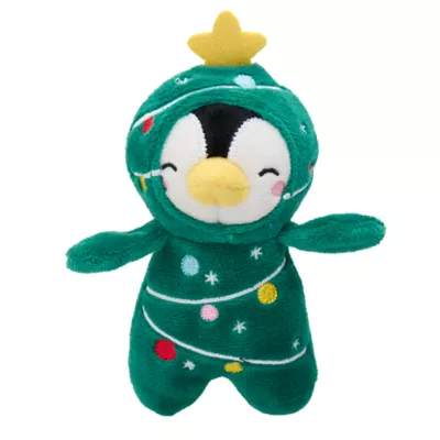 Product Merry & Bright Tree/Penguin Costume Critter Dog Toy