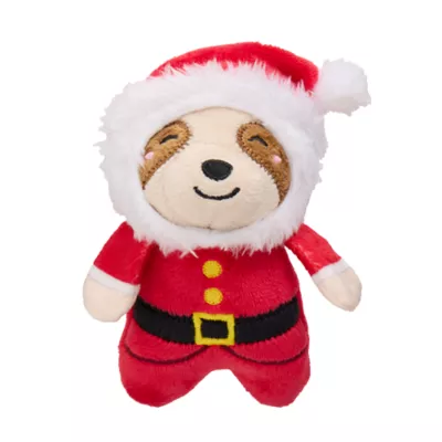 Product Merry & Bright Santa/Sloth Costume Critter Dog Toy