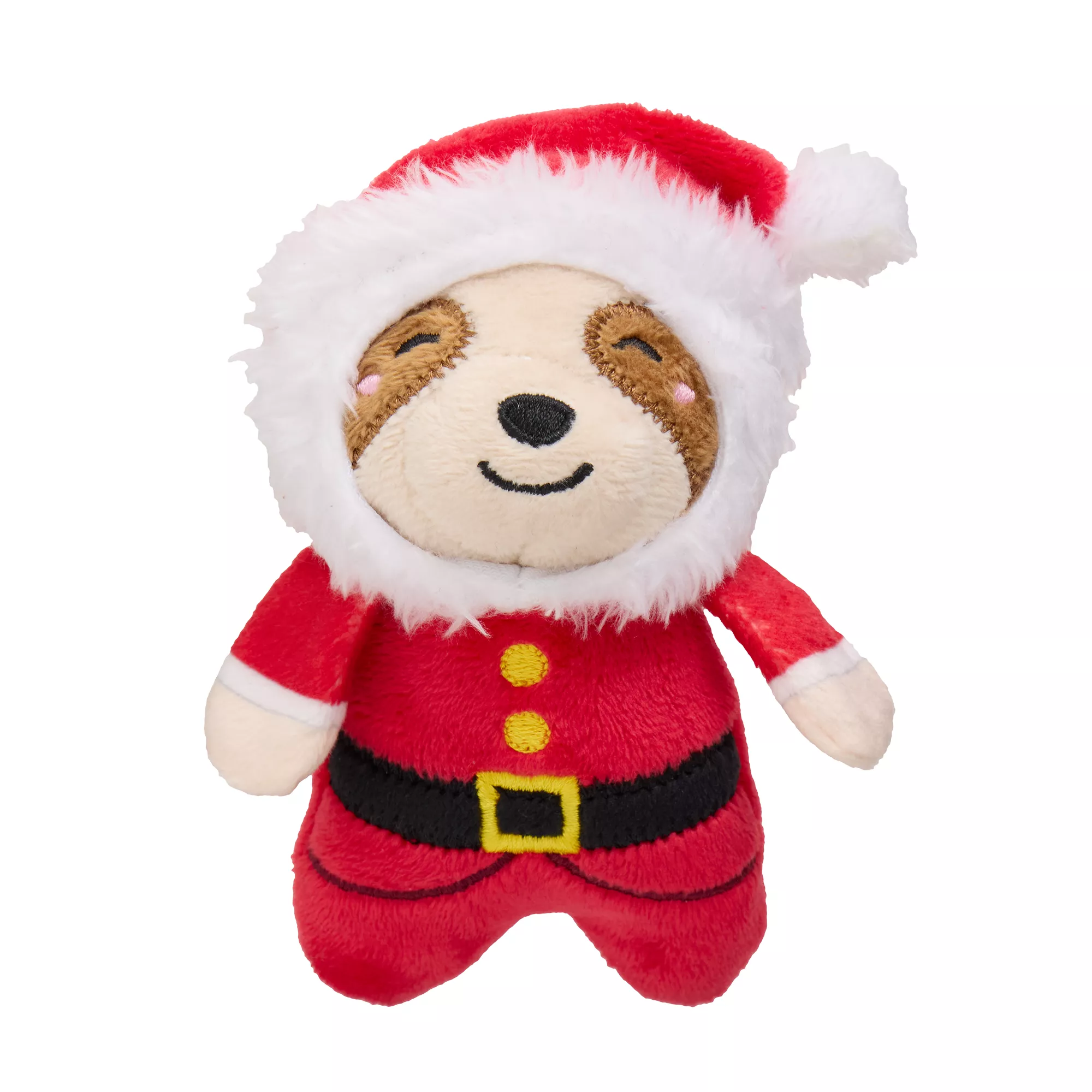 Merry & Bright Santa/Sloth Costume Critter Dog Toy