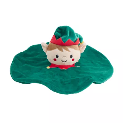 Product Merry & Bright Crinkle Blanket Plush Elf Dog Toy