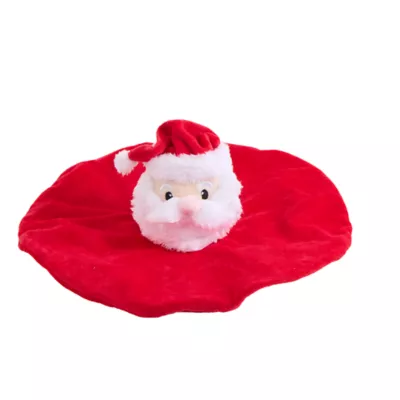 Product Merry & Bright Crinkle Blanket Plush Santa Dog Toy