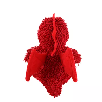Product MIGHTY Microfiber Ball Med Dragon Red Dog Toy