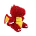 MIGHTY Microfiber Ball Med Dragon Red Dog Toy image thumbnail 4