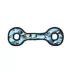 TUFFY® Ultimate Tug-O-War Blue Camo Dog Toy image thumbnail 1