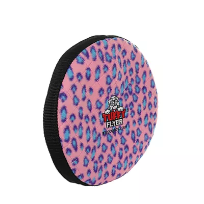 Product TUFFY® Ultimate Flyer Pink Leopard Dog Toy