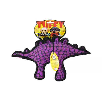 Product TUFFY® JR Dinosaur Purple Stegosaurus Dog Toy