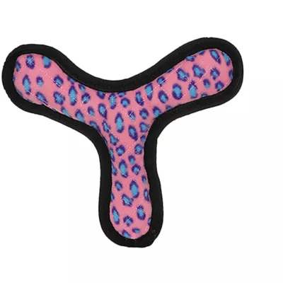 Product TUFFY® Ultimate Boomerang Pink Leopard Dog Toy