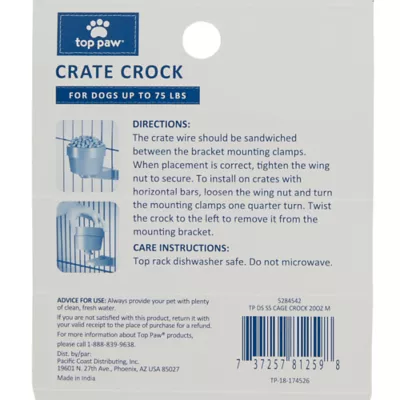 Product Top Paw® Crate Crock