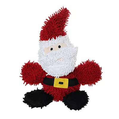 Product MIGHTY Microfiber Ball Med Santa Dog Toy