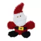 Product MIGHTY Microfiber Ball Med Santa Dog Toy