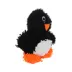 MIGHTY Microfiber Ball Med Penguin Black Dog Toy image thumbnail 4