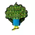 TUFFY® Zoo Animal Themed Dog Toy- Peacock image thumbnail 2