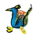 TUFFY® Zoo Animal Themed Dog Toy- Peacock image thumbnail 5