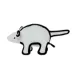 TUFFY® Barnyard Themed Dog Toy- White Mouse image thumbnail 1