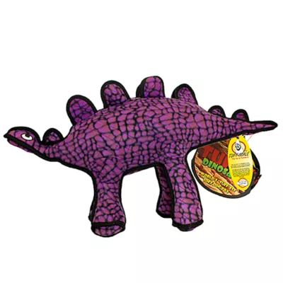 Product TUFFY® Dinosaur Purple Stegosaurus Dog Toy