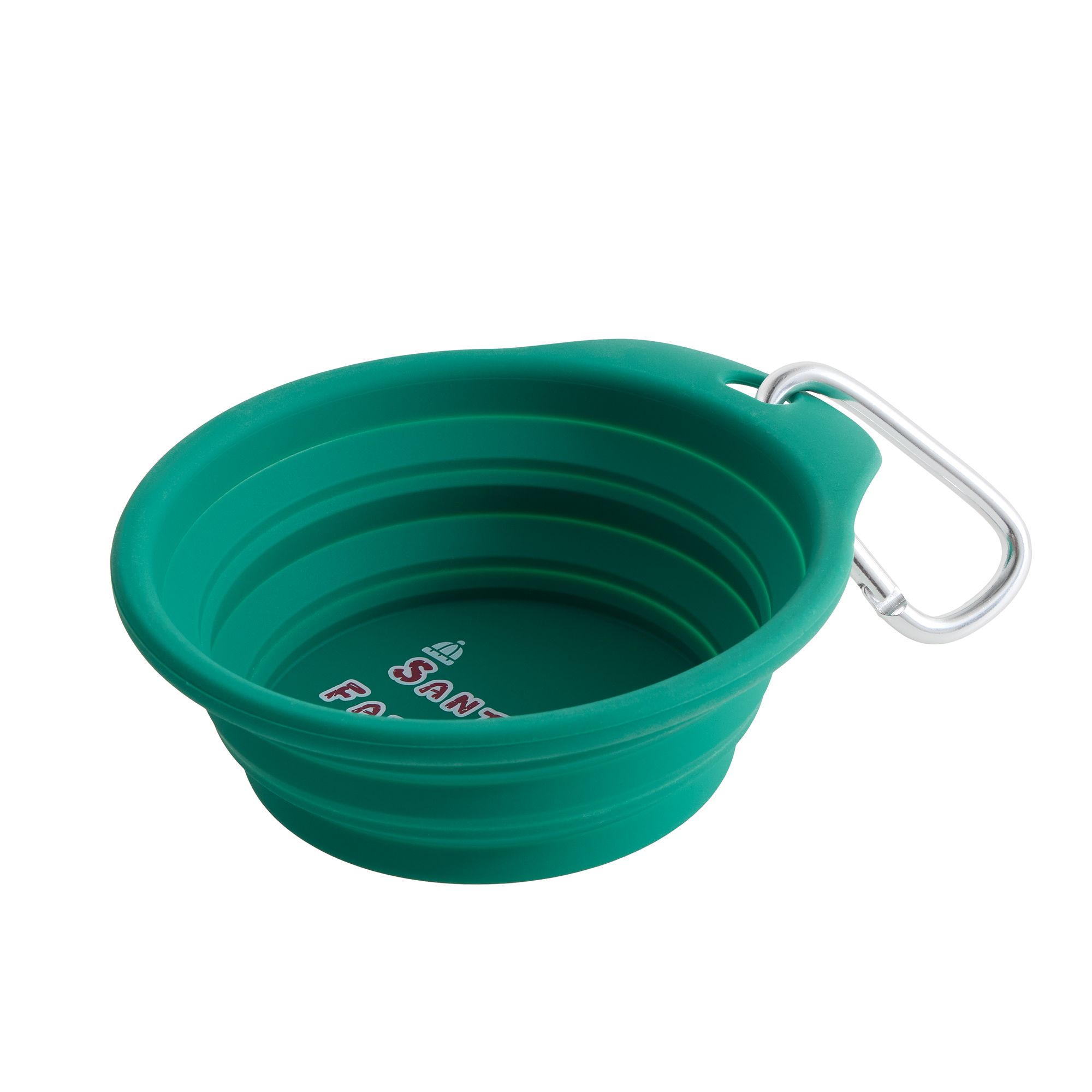 Pet Holiday Merry and Bright Collapsible Bowl Santa s Favorite 8oz Size 8 fl oz PetSmart