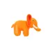 MIGHTY JR Safari Elephant Orange Dog Toy image thumbnail 1