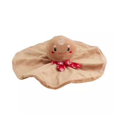 Product Merry & Bright Crinkle Blanket Plush Gingerbread Dog Toy