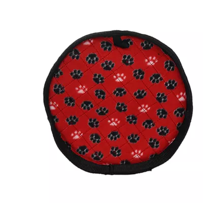 Product TUFFY® Ultimate Flyer Red Paw Dog Toy