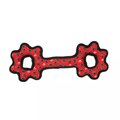 Product TUFFY® Ultimate Tug-O-Gear Red Paw Dog Toy