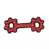 TUFFY® Ultimate Tug-O-Gear Red Paw Dog Toy image thumbnail 3