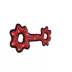 TUFFY® Ultimate Tug-O-Gear Red Paw Dog Toy image thumbnail 4