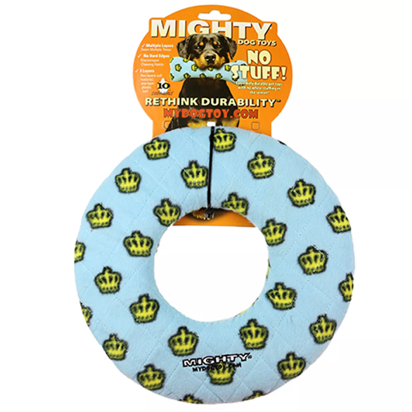 MIGHTY Ring Blue Dog Toy