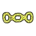 TUFFY® Ultimate 3-Way Tug Yellow Bone Dog Toy image thumbnail 1