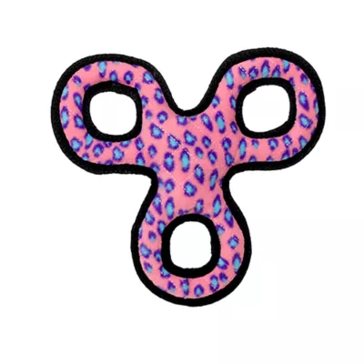 Product TUFFY® JR 3-Way Tug Pink Leopard Dog Toy