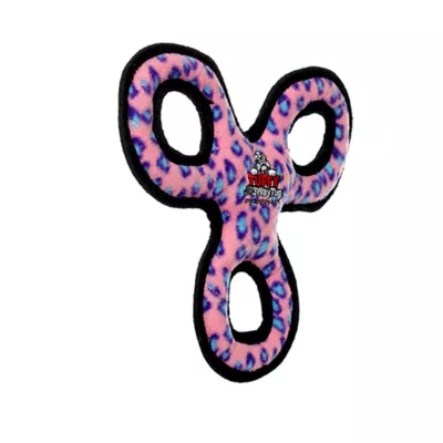 Product TUFFY® JR 3-Way Tug Pink Leopard Dog Toy
