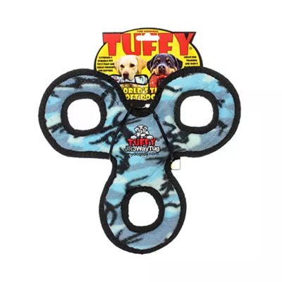Product TUFFY® JR 3-Way Tug Blue Camo Dog Toy
