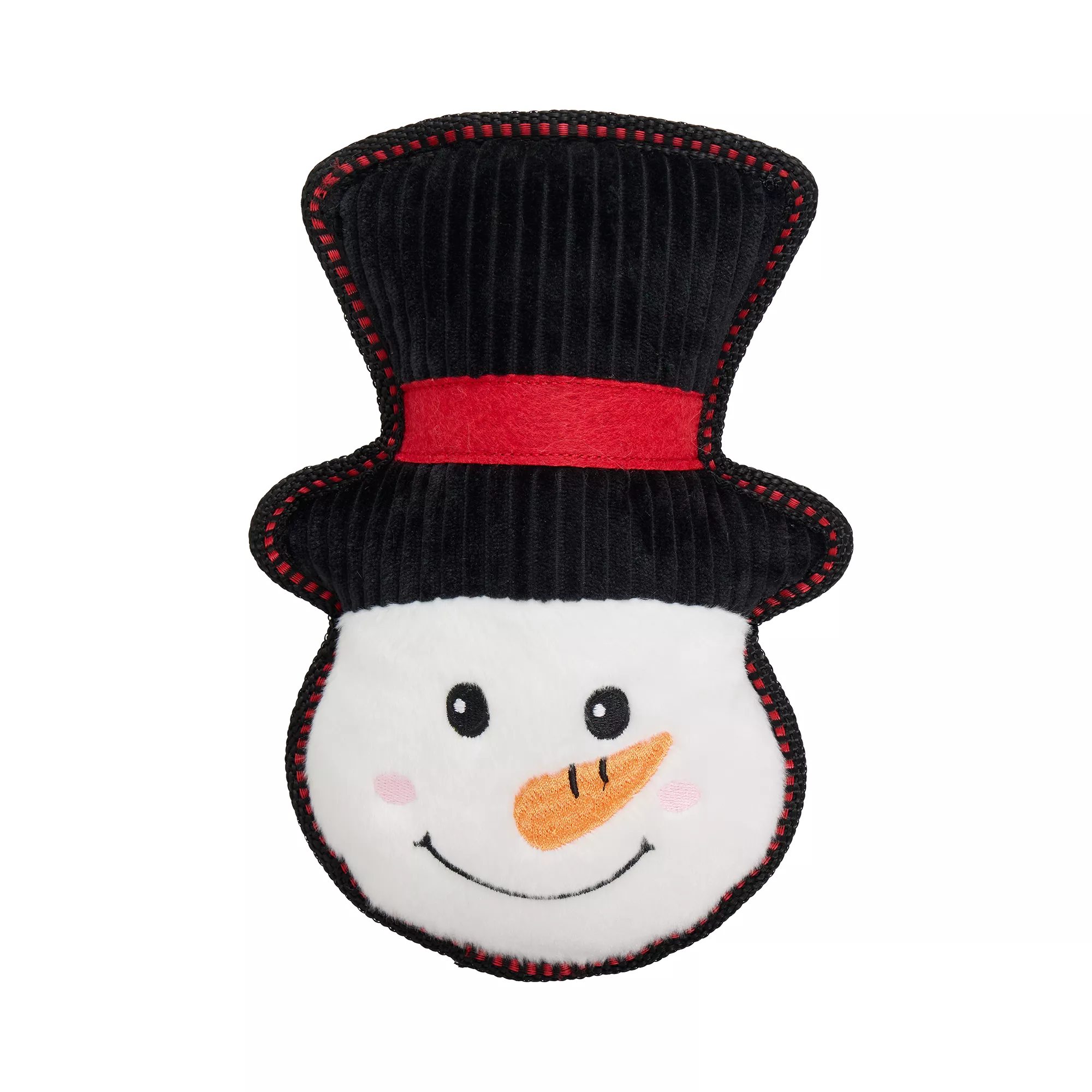 Tuffy Holiday Snowman Crinkle Dog Toy