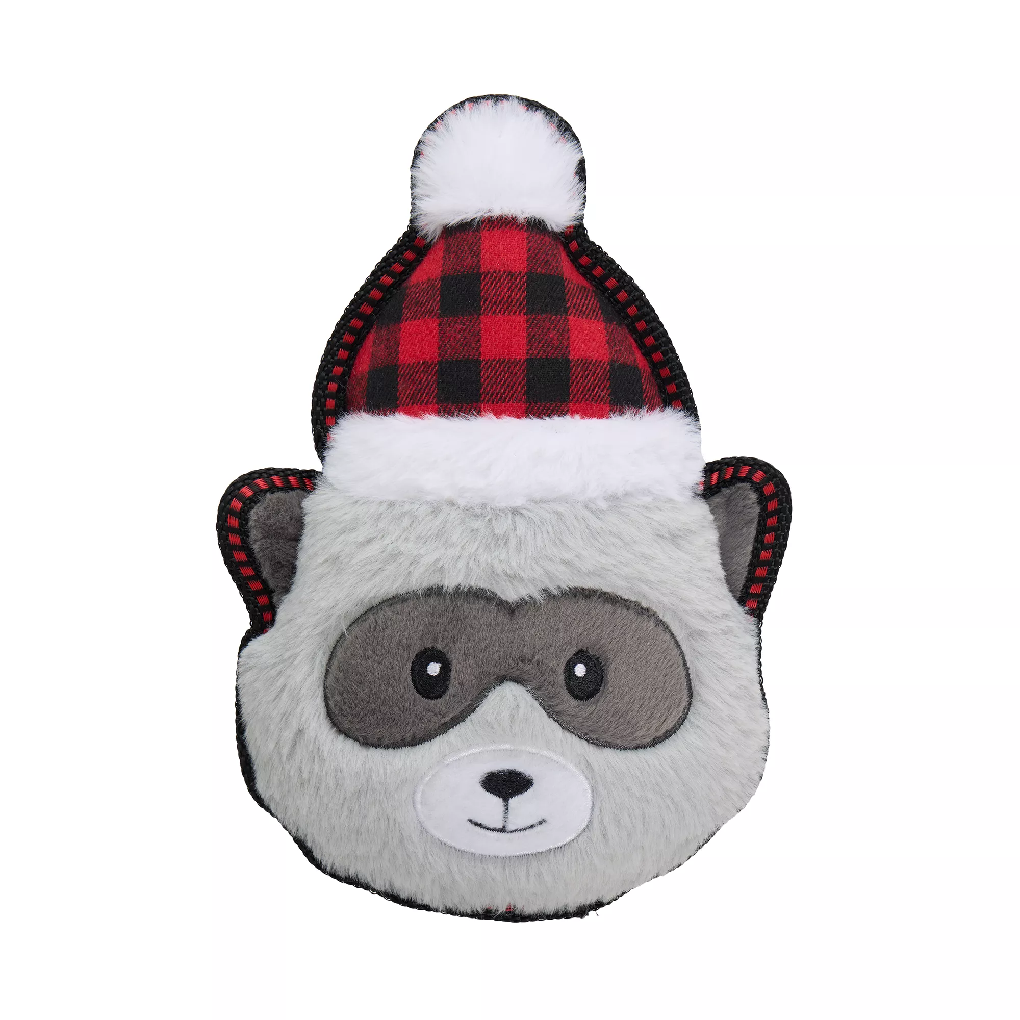 Merry & Bright Raccoon Crinkle Cutie Dog Toy