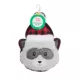 Product Merry & Bright Raccoon Crinkle Cutie Dog Toy