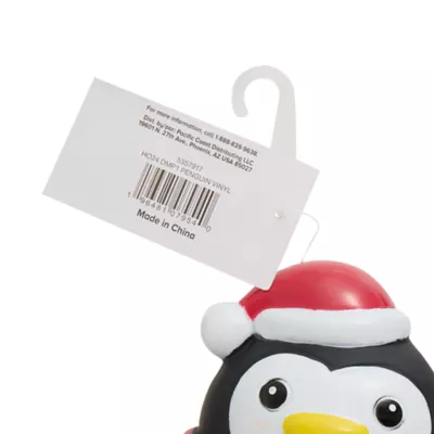 Product Merry & Bright Penguin Vinyl Dog Toy