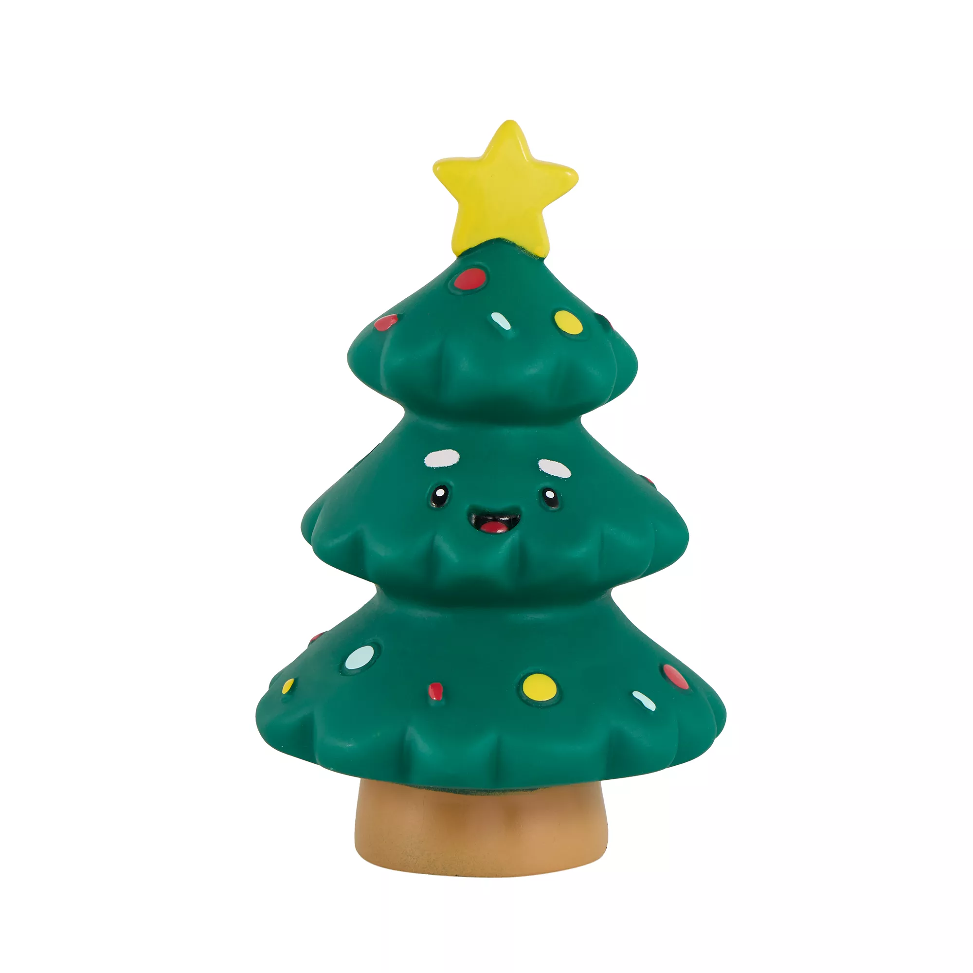 Merry & Bright Christmas Tree Vinyl Dog Toy