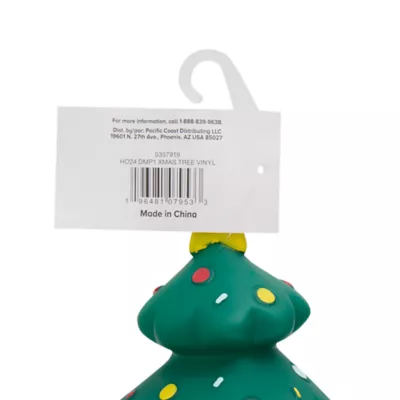 Product Merry & Bright Christmas Tree Vinyl Dog Toy