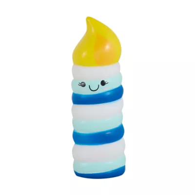 Product Merry & Bright Hannukah Candle Vinyl Dog Toy