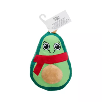 Product Merry & Bright Avocado Plush Dog Toy