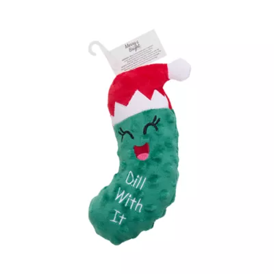 Product Merry & Bright Pickle Plush Dog Toy